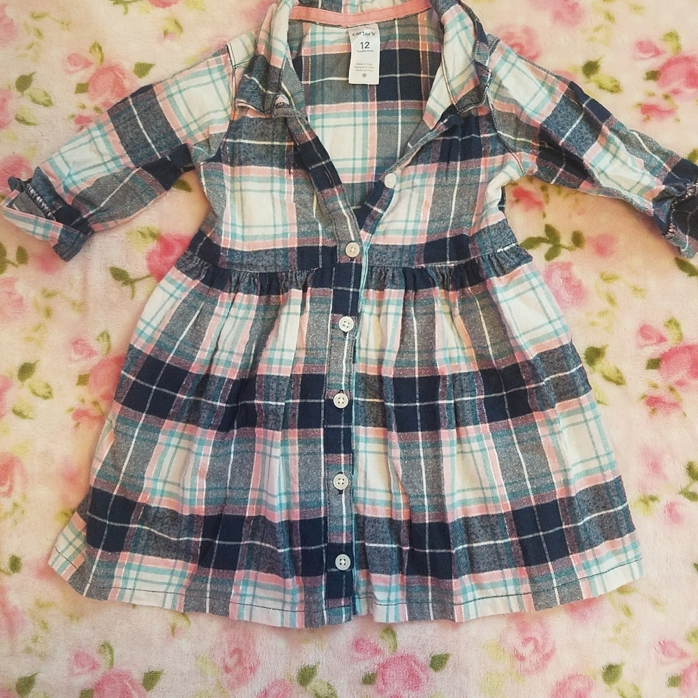 Carter's 12 month plaid dress